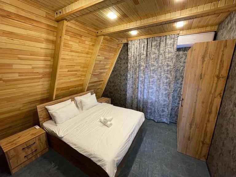 Qafqaz Wood Chalet Gabala Eksteriør bilde