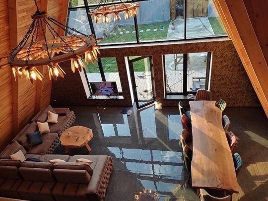 Qafqaz Wood Chalet Gabala Eksteriør bilde