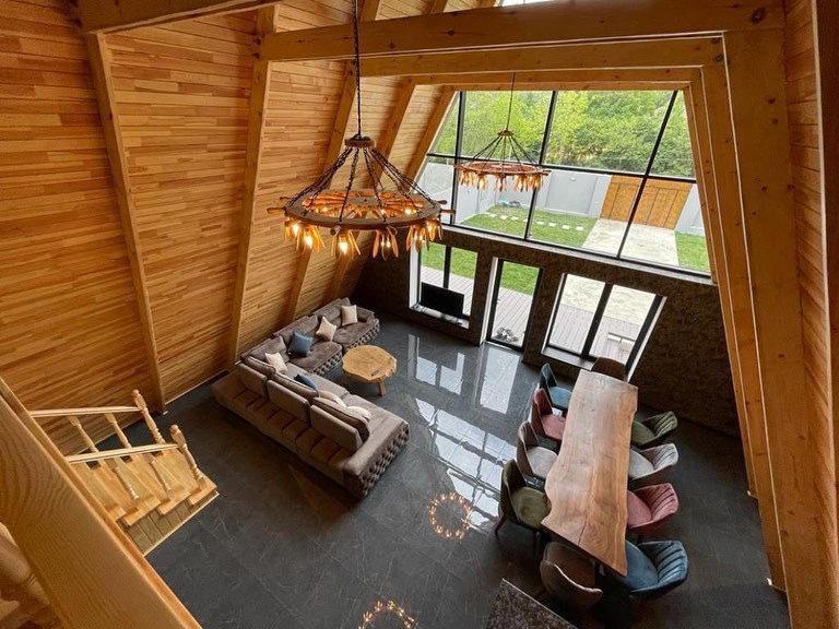 Qafqaz Wood Chalet Gabala Eksteriør bilde