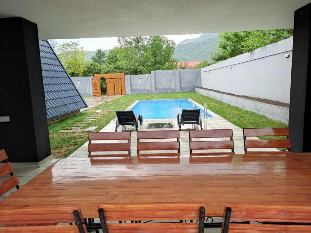 Qafqaz Wood Chalet Gabala Eksteriør bilde