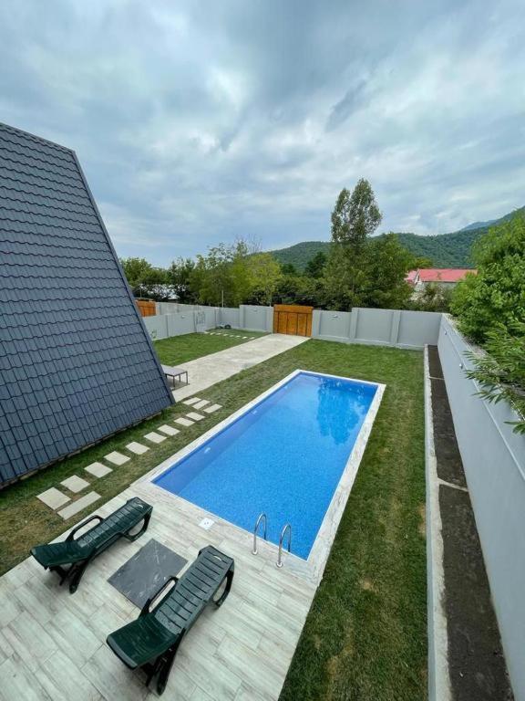 Qafqaz Wood Chalet Gabala Eksteriør bilde