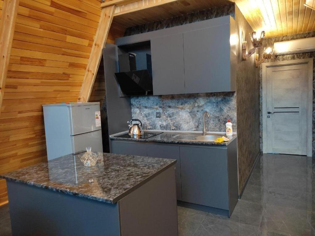 Qafqaz Wood Chalet Gabala Eksteriør bilde