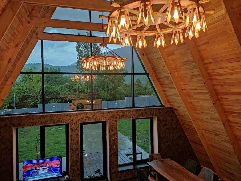 Qafqaz Wood Chalet Gabala Eksteriør bilde